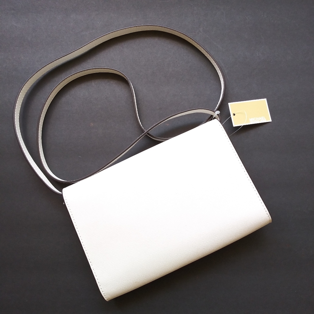 NWT MICHAEL KORS LARGE CROSSBODY CLUTCH BAG PURSE - Picture 9 of 9